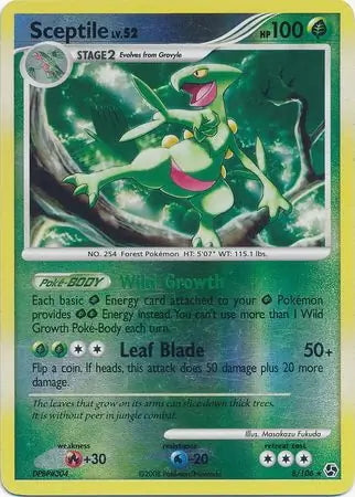 Great Encounters Sceptile #8/106 reverse holo